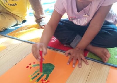 Kids busy in art, craft and special engagement programs