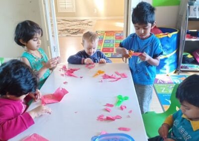 Kids busy in art, craft and special engagement programs